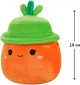 Мягкая игрушка Squishmallows Морковка Каролина в шляпе 19 см (6900007512800) - изображение 2