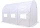 Теплица садовая, парник 2x4x2 м белая 8м2 - изображение 2