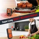 Беспроводной двухканальный термометр (до 100 м) ThermoPro TP-08S (0-300 °С) в прорезиненном корпусе - изображение 7