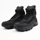Кожаные летние ботинки OKSY TACTICAL Black 42 размер арт. 070112-setka - изображение 3