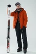 Куртка горнолыжная Brooklet J dark terracotta мужская - BJ2023-14 - XL - изображение 13
