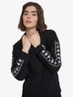 Худи женское Kappa 133906KAP-99 50-52 Черное (0990056548857_2999002578441) - изображение 3