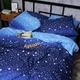 Комплект постельного белья Moon&Star Семейный 160х220х2 наволочки 2х50х70 Бязь Gold Люкс Night Glow (MS-820006576) - изображение 7
