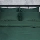 Комплект постельного белья Moon&Star Евро 200х220 наволочки 2х50х70 Satin Stripe Mystic Green (MS-820008621) - изображение 3
