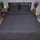 Комплект постельного белья Moon&Star Семейный 160х220х2 наволочки 2х70х70 Satin Stripe Dark Serenity (MS-820008607) - изображение 2