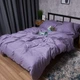 Комплект постельного белья Moon&Star Семейный 143х210х2 наволочки 4х50х70 Satin Stripe Soft Lilac (MS-820008708) - изображение 6