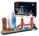 Пазли 3D Cubic Fun City Line San Francisco LED (6944588205249) - зображення 1