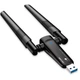 Двухдиапазонный адаптер USB Wi-Fi 5 (AC) + BT4.2 адаптер AC600 2.4/5GHz Black + Bluetooth 4.2 - изображение 7
