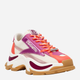 Жіночі снікери Steve Madden Zoomz SM11002327-PC4 40 25.4 см Бежевий/Фіолетовий (8720857668629) - зображення 2