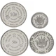 Набір монет Бурунді набір з 4 монет 1980-2011 UNC 1, 5, 10, 50 франків - зображення 4