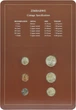 Набор монет Зимбабве Набор монет 1980-1983 UNC 1, 5, 10, 20, 50 центов, 1 доллар и 1 марка в сувенирной упаковке - изображение 2