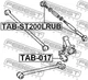 Сайлентблок рычага задний левый/правый Febest (TAB-ST200LRUB) - изображение 2