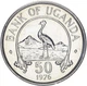 Монета Уганда 50 центів 1 976 AU-UNC - зображення 1