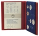Набор монет Нидерланды набор из 6 монет 1984 Proof 5, 10, 25 центов, 1, 2,5 гульденов, серебряная медаль - изображение 4