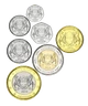 Набор монет Ботсвана набор из 7 монет 2013 UNC 5, 10, 25, 50 тхебе, 1, 2, 5 пула - изображение 3