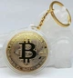 монета BTC Биткоин Bitcoin в брелке gold - изображение 4
