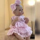 Виниловый ПУПС-кукла принцесса с живыми глазами ручной работы Baby Born - настоящий младенец-пупсик! - изображение 4