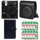 Подарунковий набір Камера для миттєвого друку Камера миттєвого друку Fujifilm Instax Mini 99 Black/ Чорний чохол / Картриджі на 100 фото / Чорний фотоальбом на 108 фото - изображение 1