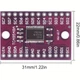 8-канальный коммуникационный многоканальный модуль расширения I2C, плата разработки с функцией сброса - изображение 4