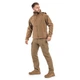 Куртка тактическая Mil-Tec демисезон SCU 14 Softshell 2XL Dark Coyote (Takctik-952M-T) - изображение 2
