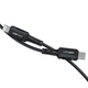 Кабель ACEFAST C4-01 USB-C to Lightning 1.8 м, нейлоновая оплётка, поддержка PD 30 Вт Black - изображение 3