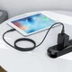 Кабель ACEFAST C4-01 USB-C to Lightning 1.8 м, нейлоновая оплётка, поддержка PD 30 Вт Black - изображение 6