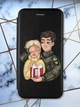 Чохол-книжка чорний з малюнком на Motorola Moto G54 Подарунок Перемога (принт 178) - зображення 1