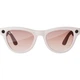 Смарт-очки Ray-Ban Meta Skyler Shiny Chalky Gray Cinnamon Pink Lenses (RW4010 670013 52-20) - изображение 1