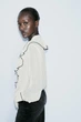 Блуза с воланами и контрасной окантовкой от zara - S - изображение 3