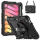 Чехол Carbon Armor Cover Tablet на Apple iPad Air 13 2024 (13") / защитный чехол для планшета с ремешком в комплекте / (черный) - изображение 3