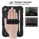 Чохол Carbon Armor Cover Tablet на Apple iPad Mini 5 2019 (7.9") / захисний чохол для планшета з ремінцем в комплекті / (чорний) - зображення 3