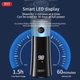 Електробритва XO CF32 для голення портативна аккумуляторна IPX6 600mAh LED-дисплей Синій - зображення 8