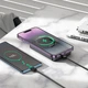 Повербанк HOCO Q34, magnetic fast charging with digital display, 10000mAh, 1Type-C, 20W, PD, QC, metal-grey - изображение 5