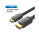 Кабель мультимедийный HDMI M to HDMI mini M 1.5m V2.0 4K60Hz Vention (AGHBG) - изображение 2