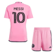 Дитяча футбольна форма Adidas Messi №10 Inter Miami 2025, розмір 24 (зріст 130–140 см), рожево-чорна - изображение 2