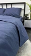 Комплект постельного белья двуспальный 175х210 Бязь Gold Luxe наволочки 50х70 джинс - изображение 7