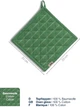 Прихватка Kela Cora Зелена в смужку 20x20 см (12820k) - зображення 2