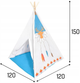 Wigwam dla dzieci EcoToys Indian TIPI (6958868881771) - obraz 5