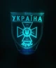 3d-светильник ДСНС Державна служба з надзвичайних ситуацій, 3д-ночник, несколько подсветок (батарейка+220В) - изображение 1
