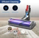 Головка турбо щётки Совместимая с пылесосом Dyson V7 V8 V10 V11 V15 Головка для ковров из твердой древес 50 Вт - изображение 3