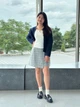 Кардиган вязаный женский Uniqlo 279202827 S Синий (1159824682) - изображение 3