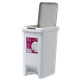 Ведро для мусора MVM с крышкой и педалью BIN-01 10л Серое (BIN-01 10L GRAY) - изображение 2