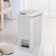Ведро для мусора MVM с крышкой и педалью BIN-01 10л Серое (BIN-01 10L GRAY) - изображение 3
