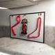 Модель Bburago з Рамкою Тримачем 2в1 на Стіну або Полку з F1 Ferrari SF24 та З Двома 3D Трасами на яких він переміг (Monaco та Monza) Сезон 2024 Season Model Car #16 Charles Leclerc / Шарль Леклер SF-24 - зображення 2