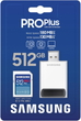 Karta pamięci Samsung Pro Plus SDXC 512GB UHS-I U3 + czytnik (MB-SD512SB/WW) - obraz 3