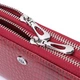 Женский кожаный кошелек на две молнии SТ AE 238-2 Red - изображение 6
