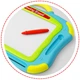 Дошка-столик для малювання Ricokids 2-в-1, стиральна ручка, 3 магнітні штампи, 4 кольори панелі, ергономічна ручка(ISL_7325F24D9F1A) - зображення 9