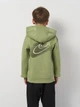 Детское теплое худи на флисе для мальчика Nike B Nsw Si Flc Po Hoodie Bb2 HM4339-386 128-137 см Салатовое (197599790266) - изображение 2