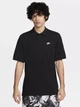 Поло довге чоловіче Nike M Nk Club Ss Polo Pique FN3894-010 2XL Чорне (196974891857) - зображення 1