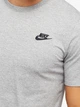 Футболка хлопковая длинная мужская Nike Sportwear Club AR4997-064 2XL Серая (191888618224) - изображение 4